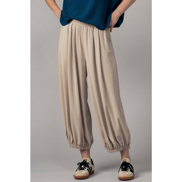 Urban Daizy Boho Relaxed Fit Elastic Cuff Pants - Picture 2 of 6